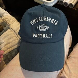 Philadelphia Football Embroidered Cap - Dark Green
